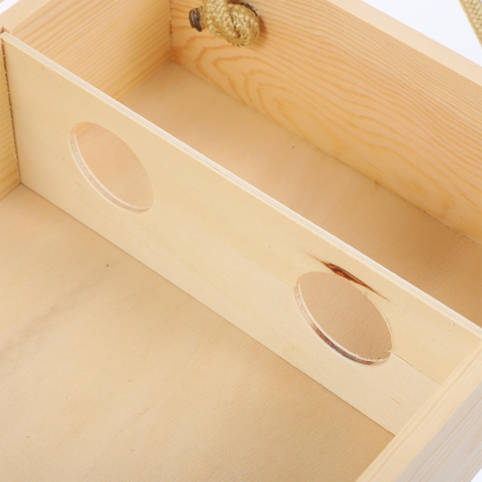 MAGICLULU Scatola Regalo Per Vino in Legno Scatola Per Bottiglia Di Vino Portatile Per Compleanni Matrimoni Feste e Eventi Speciali