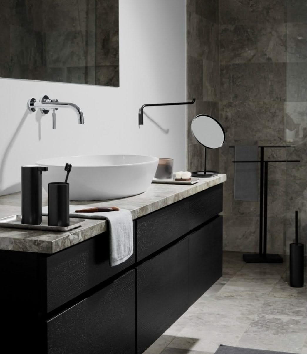 Blomus Kubek do mycia zębów 69082 Black One size