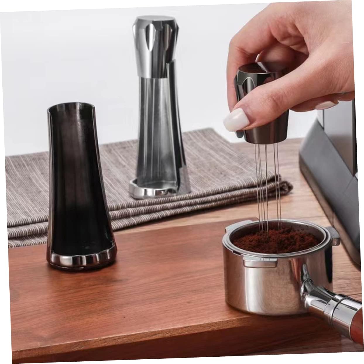 DOITOOL Pcs Espresso Stirrer Distributor Grounds Needle for Espresso Machine Easy to Use and Clean for Coffee Lovers