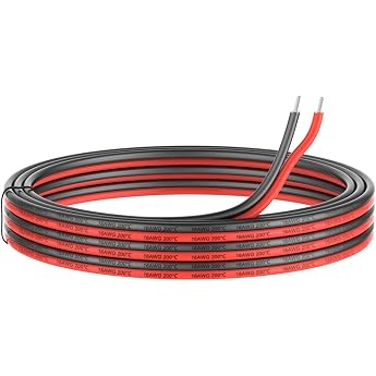 1.3 mm  16 AWG Silicone Electrical Wire 2 Core Cable 5 Metres