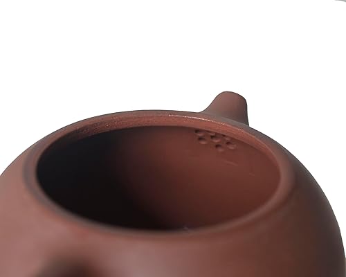 Vista 23 de Xishi - Tetera china de 9 onzas, olla de arcilla Zisha, arena morada, barro, kungfu, filtro de tetera suelta