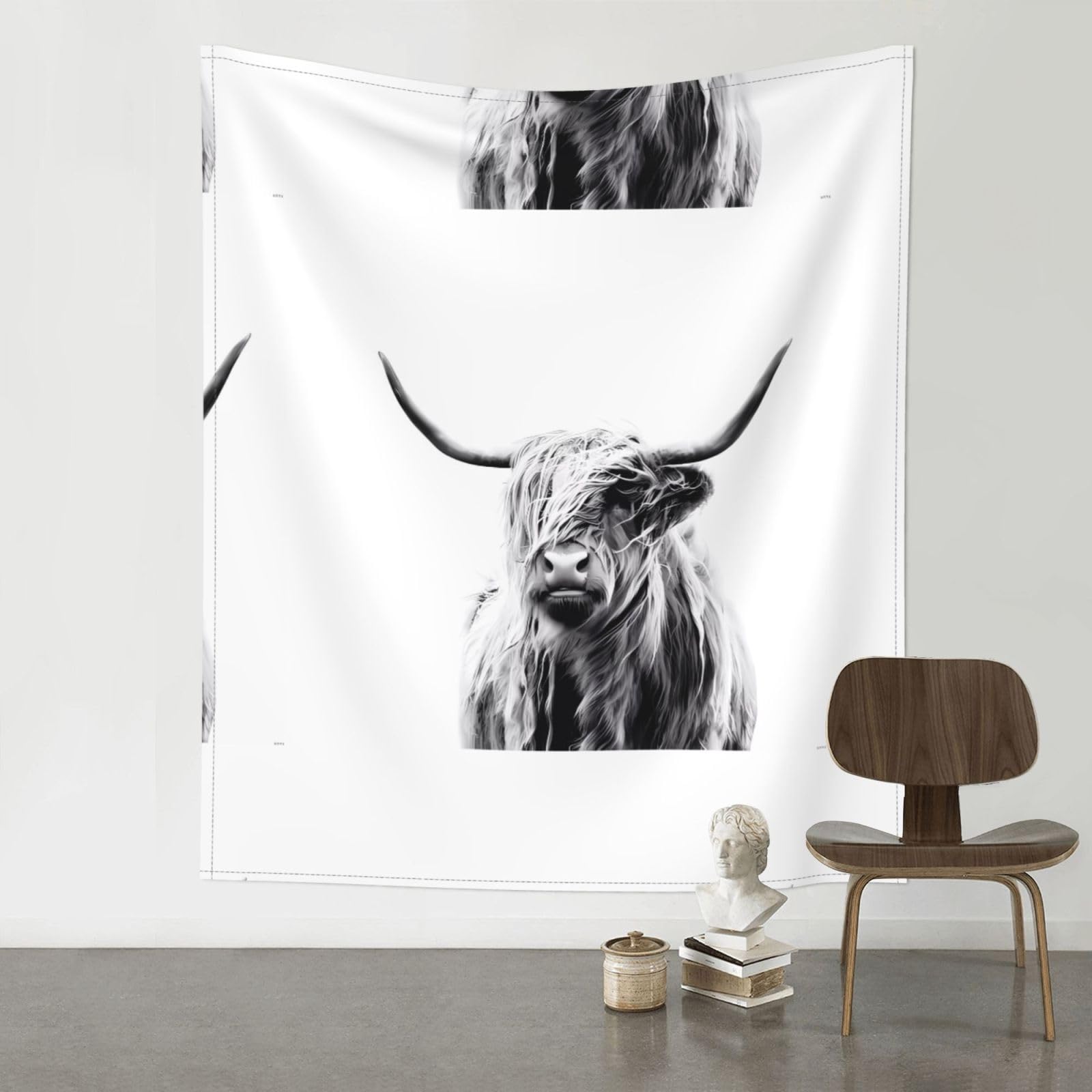 YYHWHJDE strong cow Prints 60x51in Wall Tapestry – Boho Decor Throw Blanket for Bedroom, Dorm, Beach Cover, Picnic & More