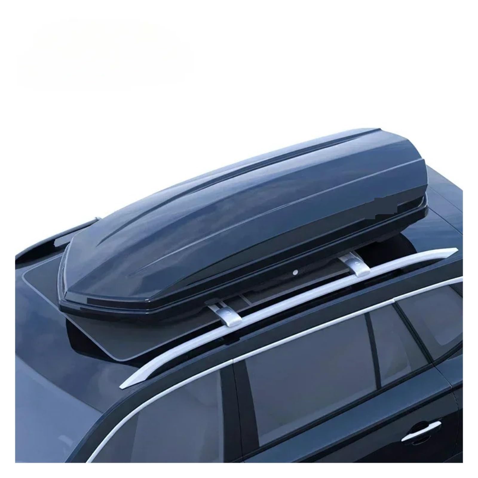 Auto Canasta Transporte Baúl De Techo Universal para Automóvil SUV 600 litros Color Negro Bacas Personalizadas(600L Black)