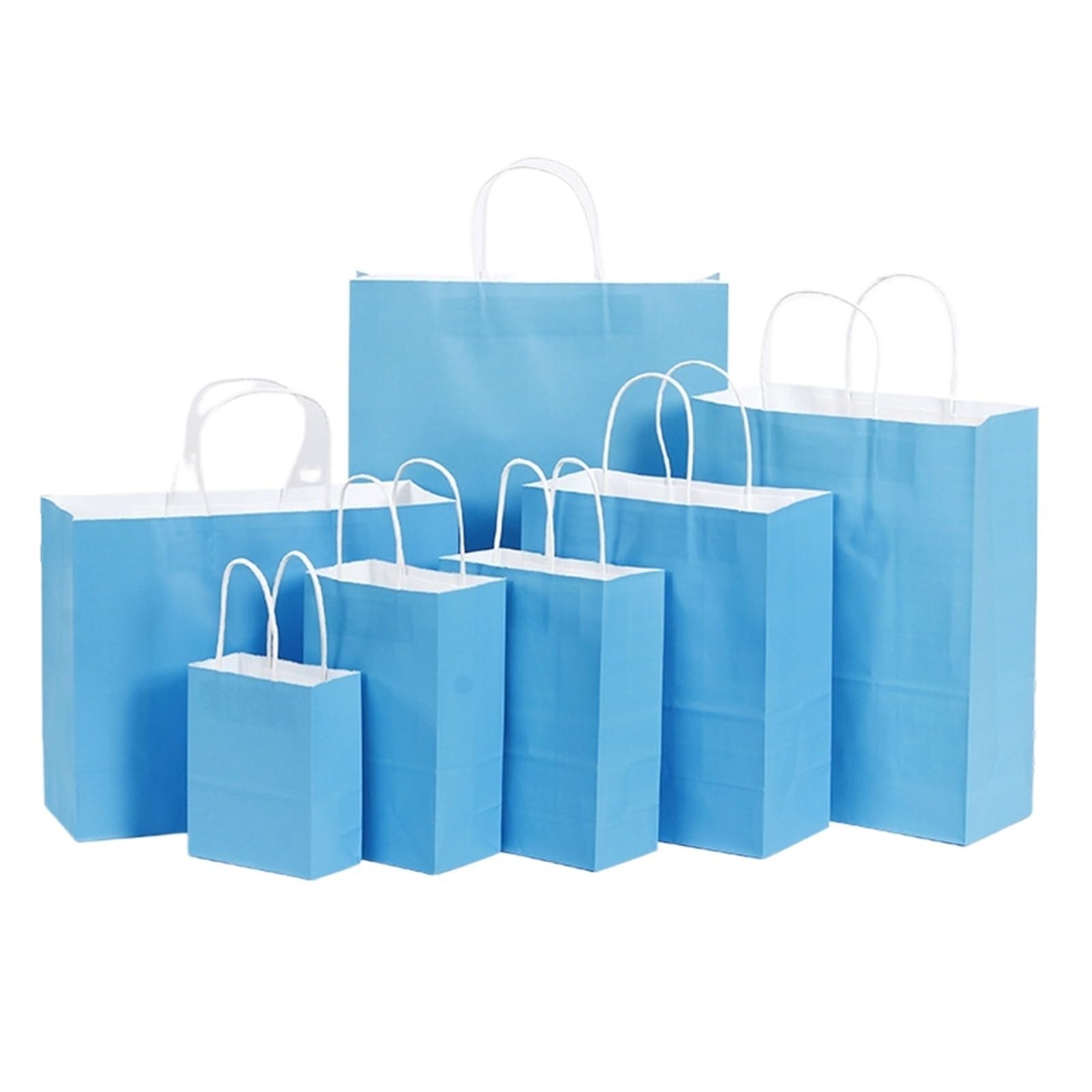 Bolsas Papel Kraft 30/50/100 piezas Mini bolsas de regalo Kraft