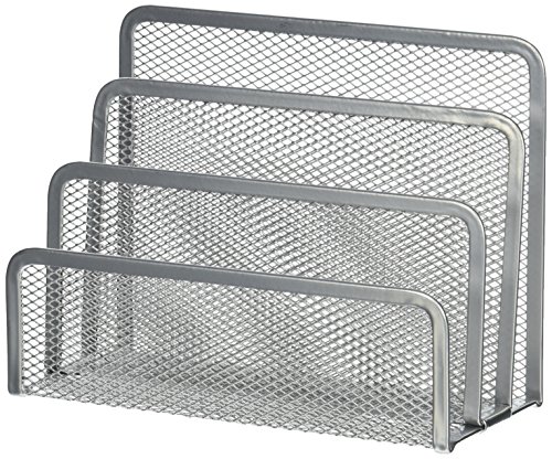 Design Ideas Letter Holder, Mesh, Silver