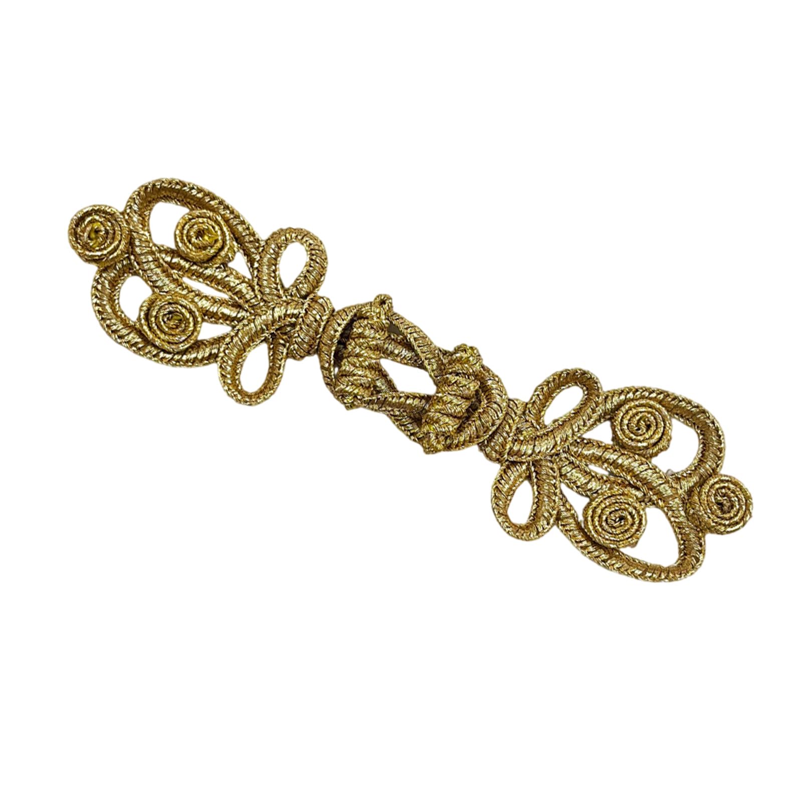 carotoe Hollowed Gold Wire Cheongsam Belt Charm Pendants for Retro Qipao Traditional Dress Sewing Embellishment Clothing Accessory