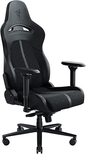 Razer Enki – Black – Gaming Chair for All-Day Gaming Comfort – NASA – RZ38-03720300-R3U1
