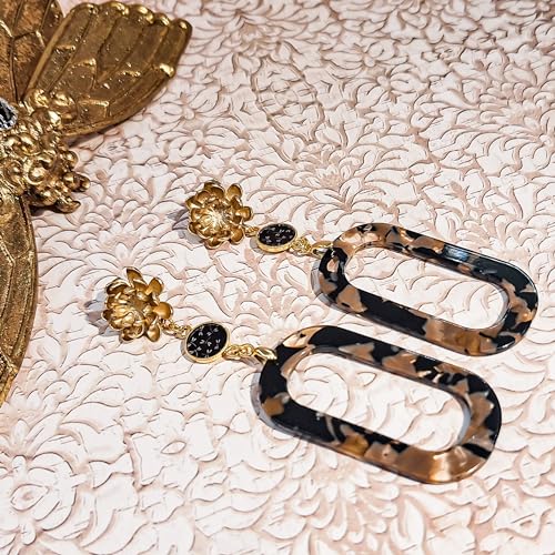 Boucles d'oreilles libellules en laiton doré, le cadeau unique idéal