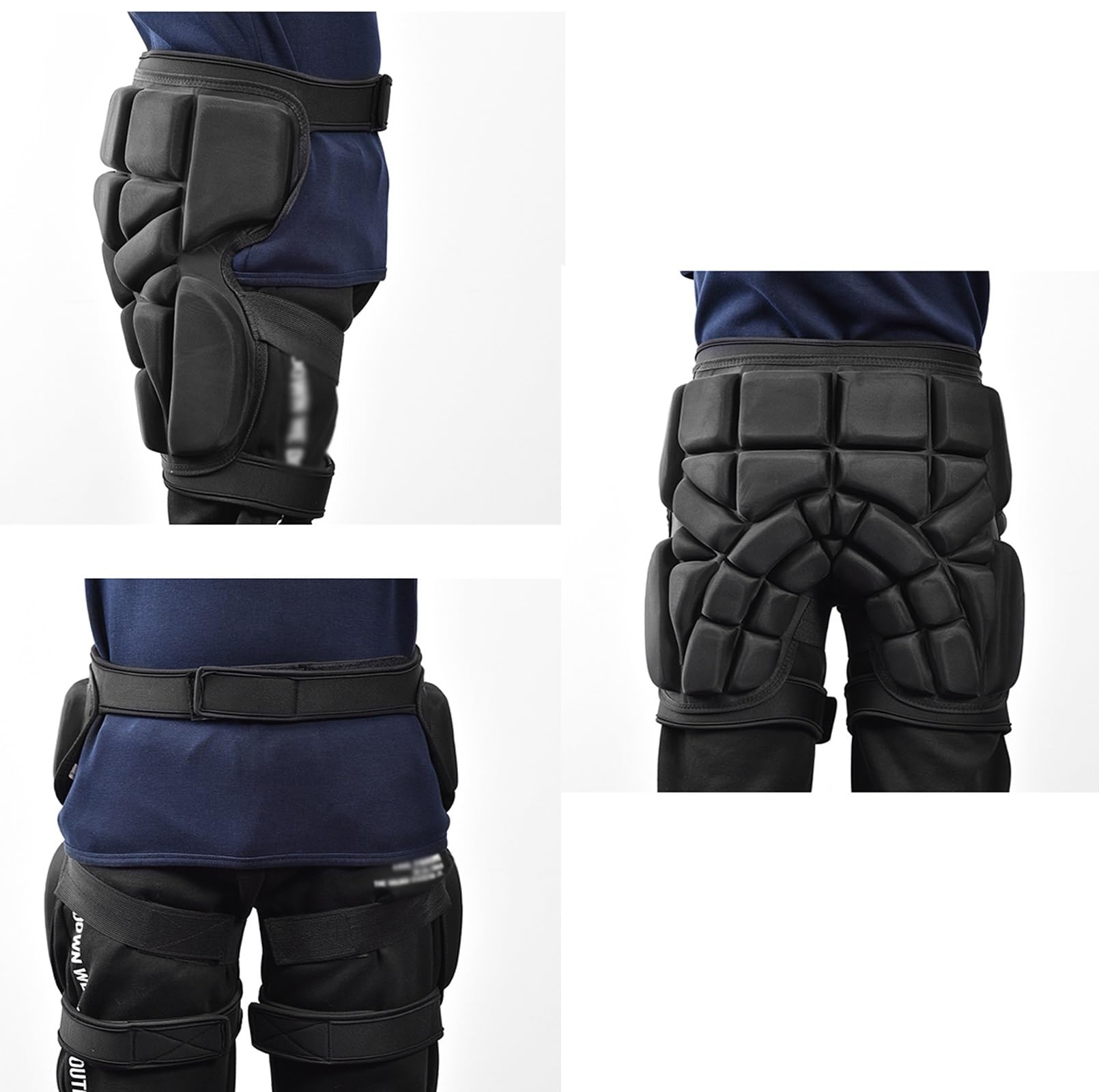 Protezione Spessa 3D Anca EVA Pantaloncini Imbottiti Scorrevole Pantaloni Protezione Gear Guard per Sci Snowboard Skateboard