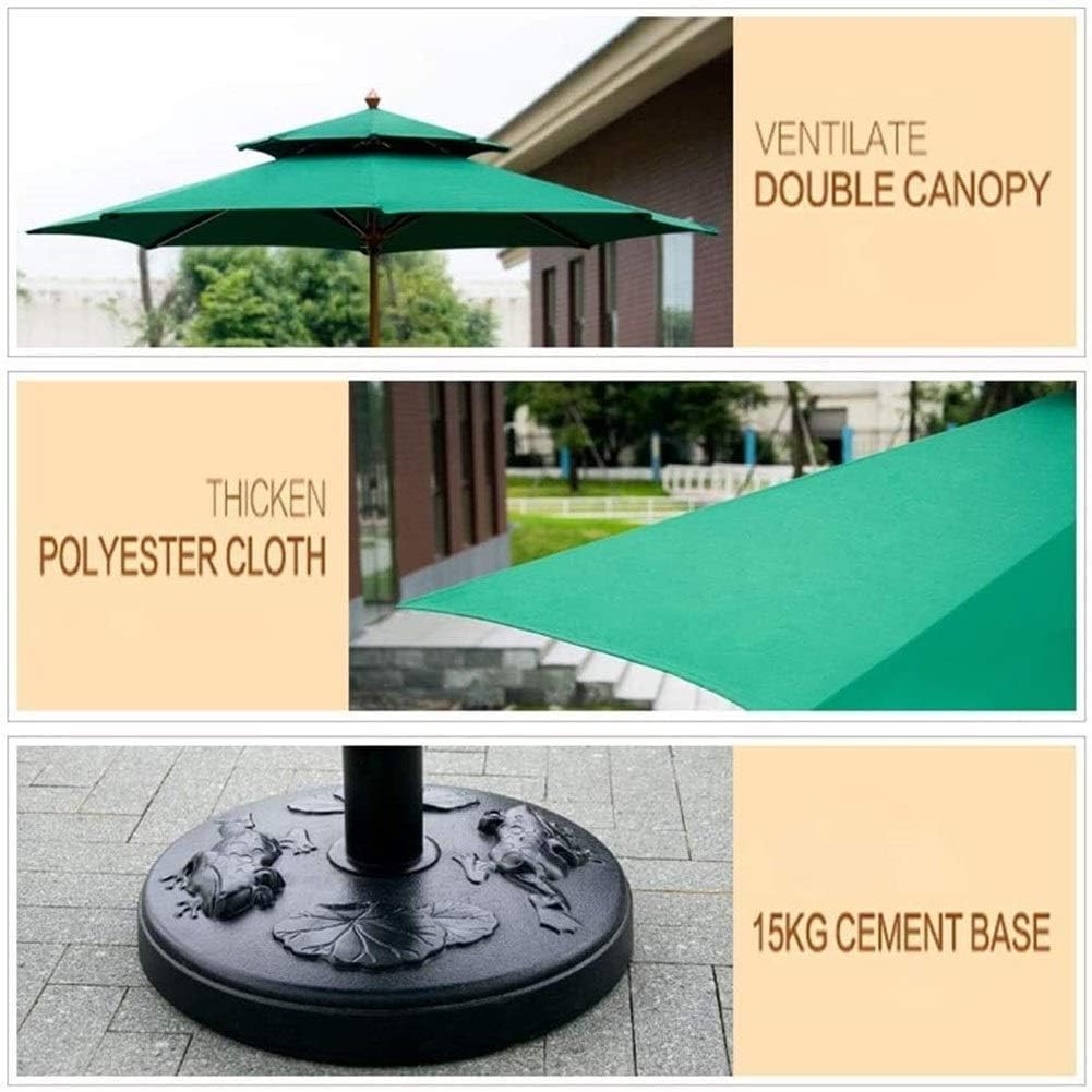 Outdoor Garden Parasols Outdoor Patio Table Market Umbrella Wearproof Cover, Portable Offset Patio Umbrella for Poolside, Deck, Garden, Backyard, Pool good