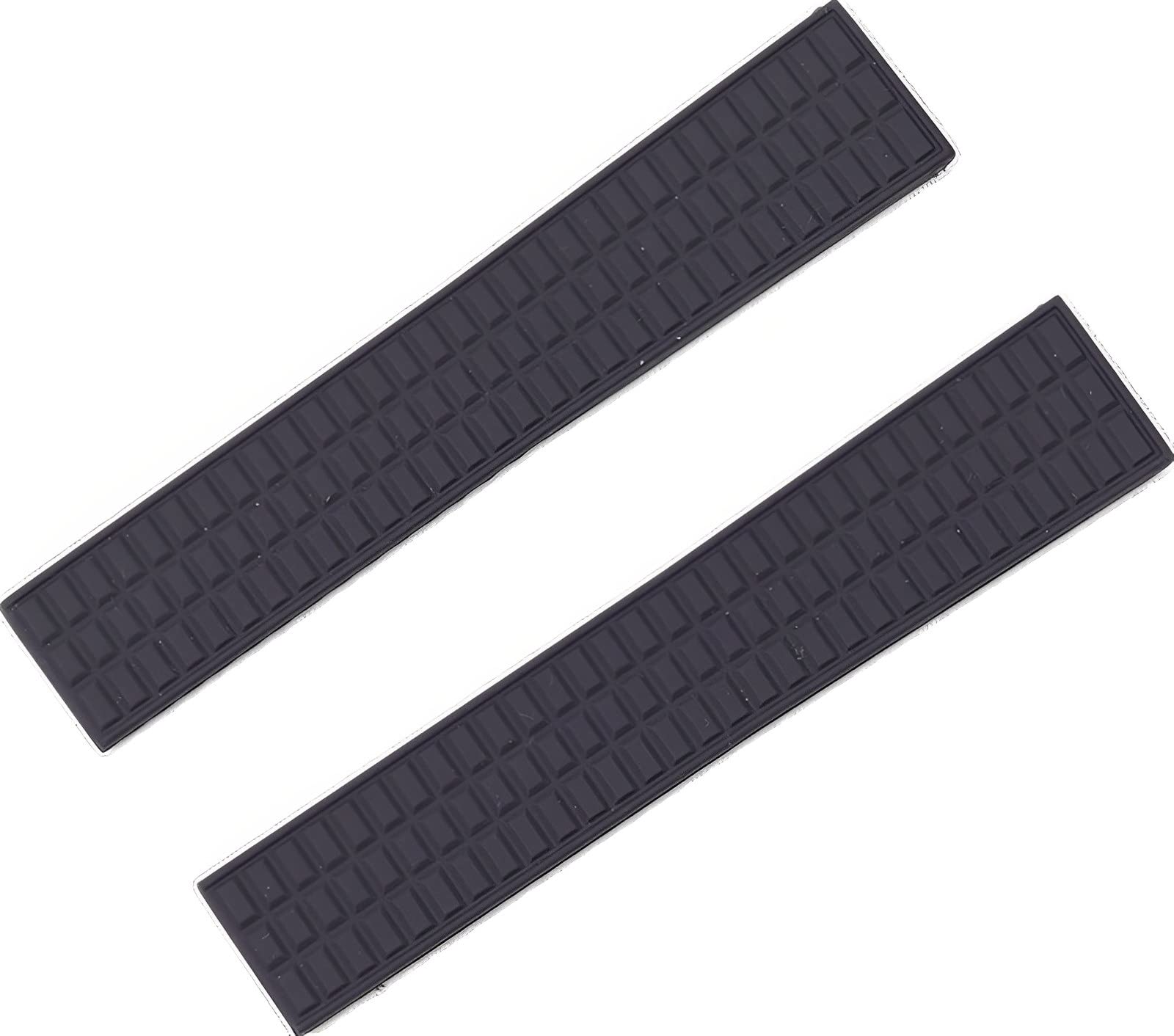 Bracelet montre en caoutchouc 19mm bleu idéal pour le quotidien actif