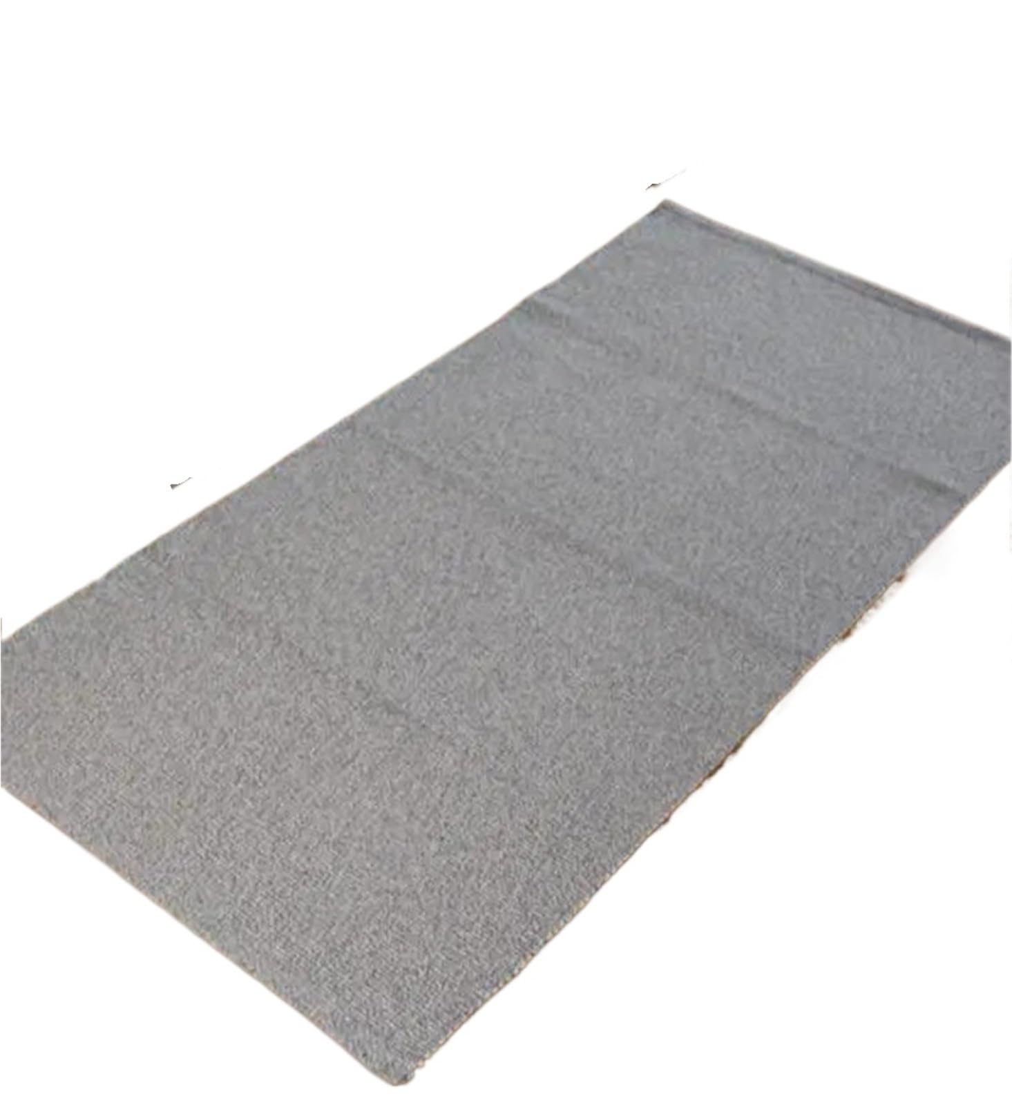 Alfombra gruesa de lino contra el suelo frío RTTYIKU tejida para aislar y decorar habitaciones