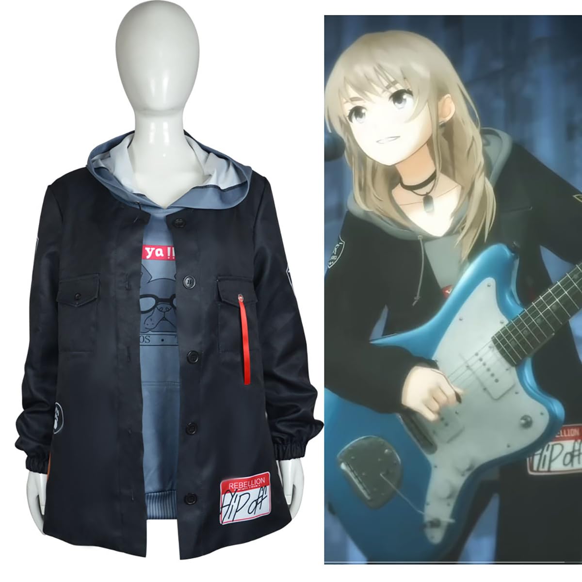 Amazon.co.jp: [YAYANA]河原木桃香コスプレ3点セット ウイッグ付き