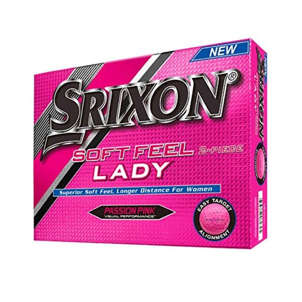 Srixon Damen SoftFeel Lady Golfbälle 2 Lagen, Einheitsgröße Rosa