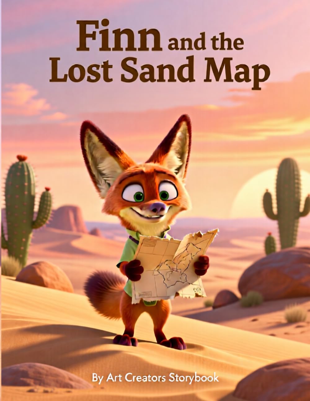 Finn and the Lost Sand Map: A Fun Adventure About Listening, Focus, and Following Directions for Ages 3–7 (Finn the Fennec Fox: Focus & Listening Social-Emotional Learning Series)