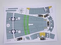 Vista 6 de 1:47 Paper B-17 Flying Fortress Heavy Bomber Model Simulation Fighter Aviation Military Science Exhibition Model (kit sin ensamblar)