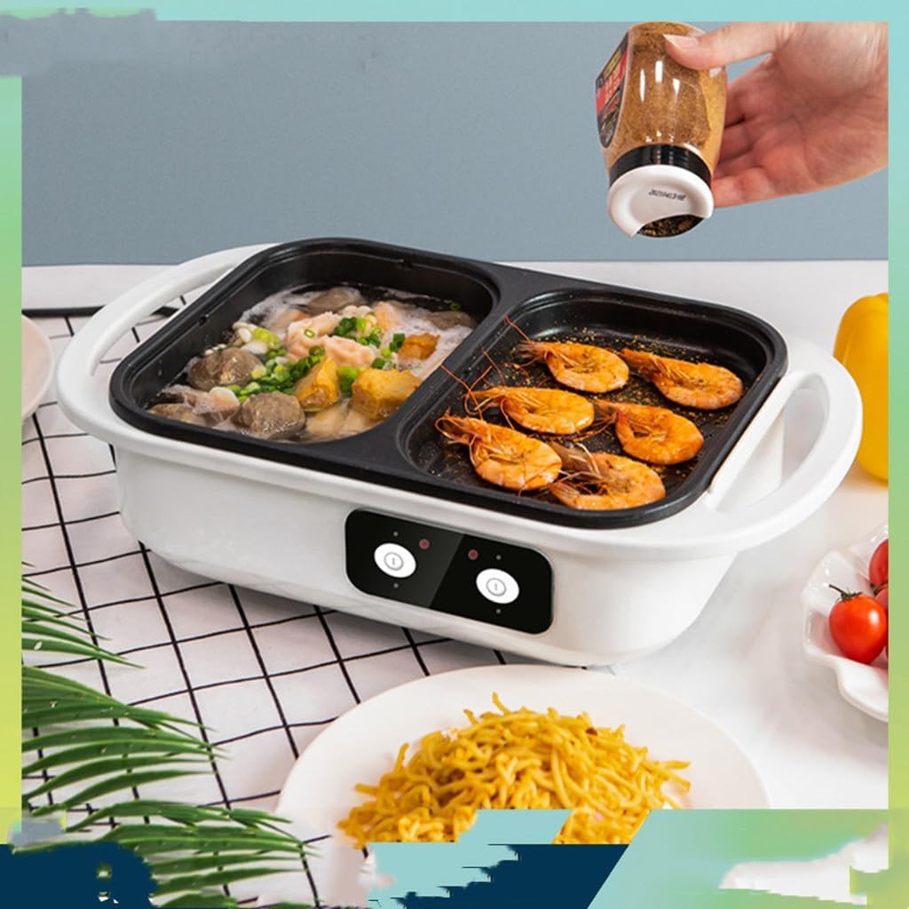 Roast Rinse Integrated Pot Household Multifunctional Cooking Electric Oven Dormitory Barbecue