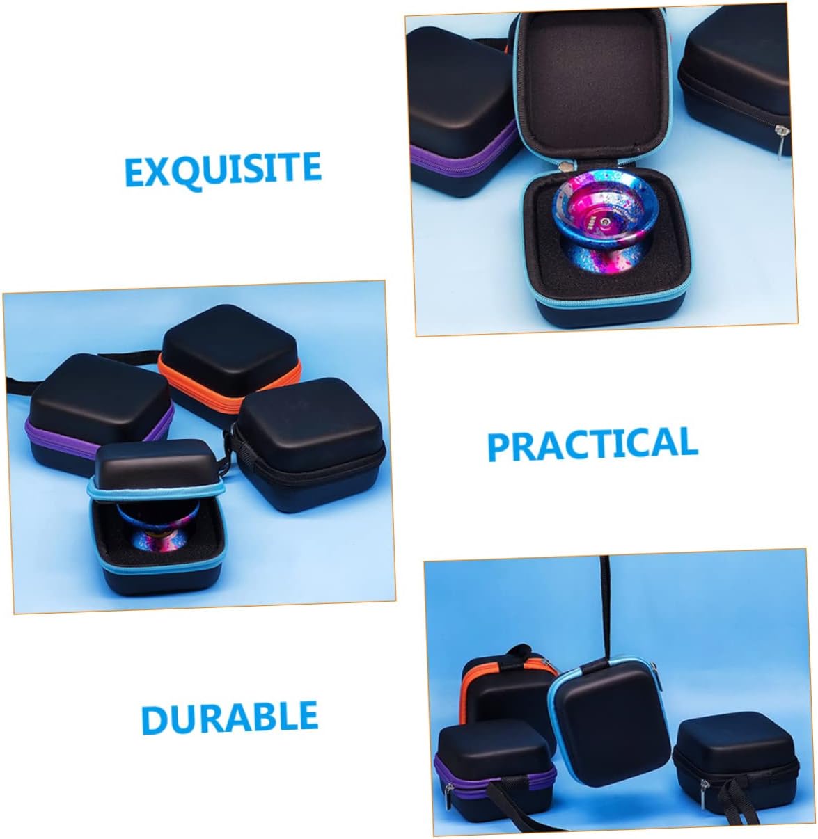 5pcs Storage Box Bag for Yo-yo Toys Compact and Wear-Resistant for Travel and Home Use Lightweight Waist Bag Edge