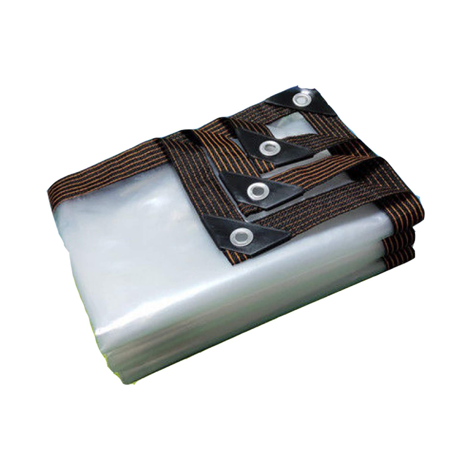 OKUOKA Telo Telone Resistente Impermeabile 6x6m, Telo Trasparente Impermeabile, Telo Telo Impermeabile, Telo Trasparente Impermeabile, Antipolvere Antipioggia, Resistente Ai Raggi UV, Mar