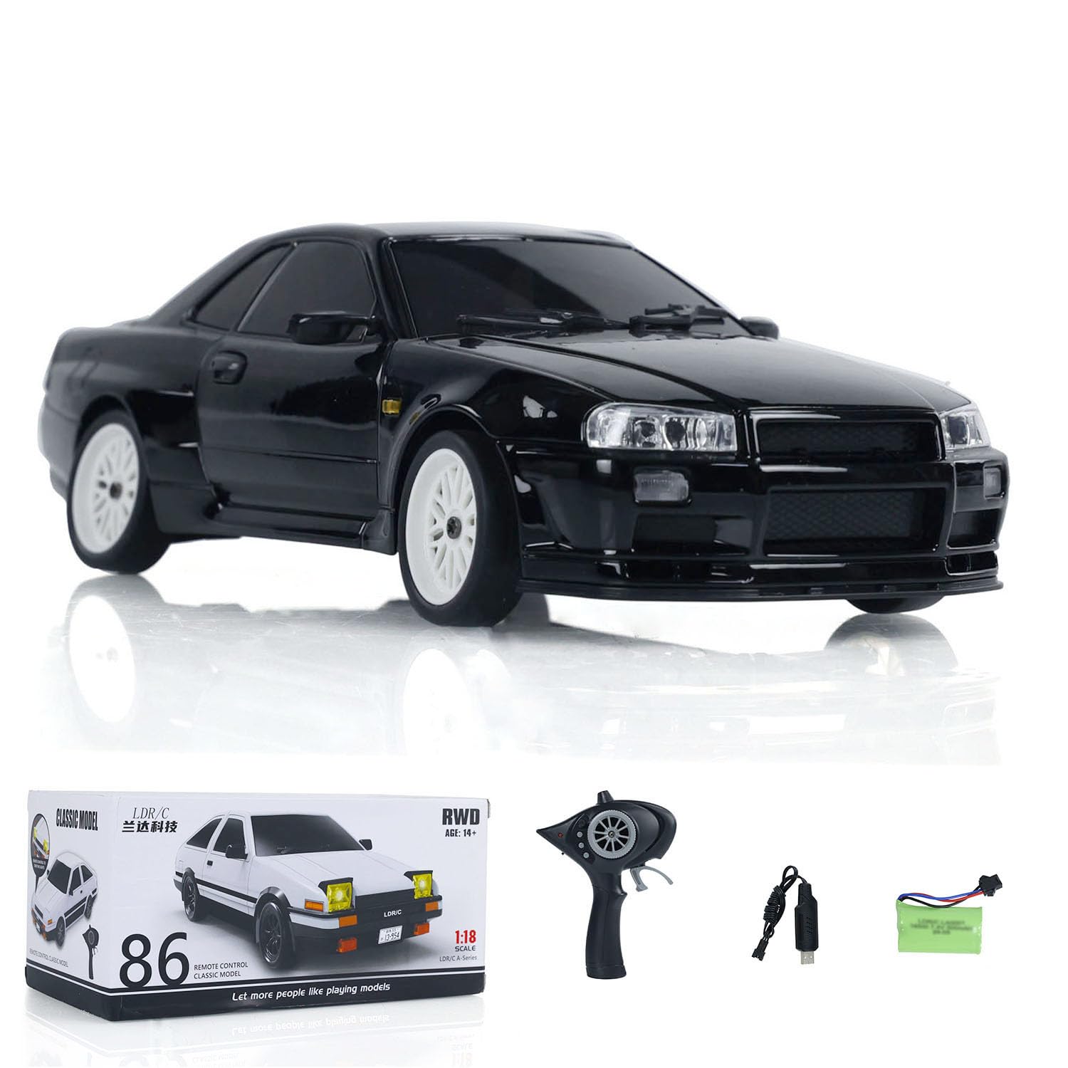 Amazon.co.jp: wheelfun LDRC 1/18 ラジコンカー ドリフトカー A99 RWD