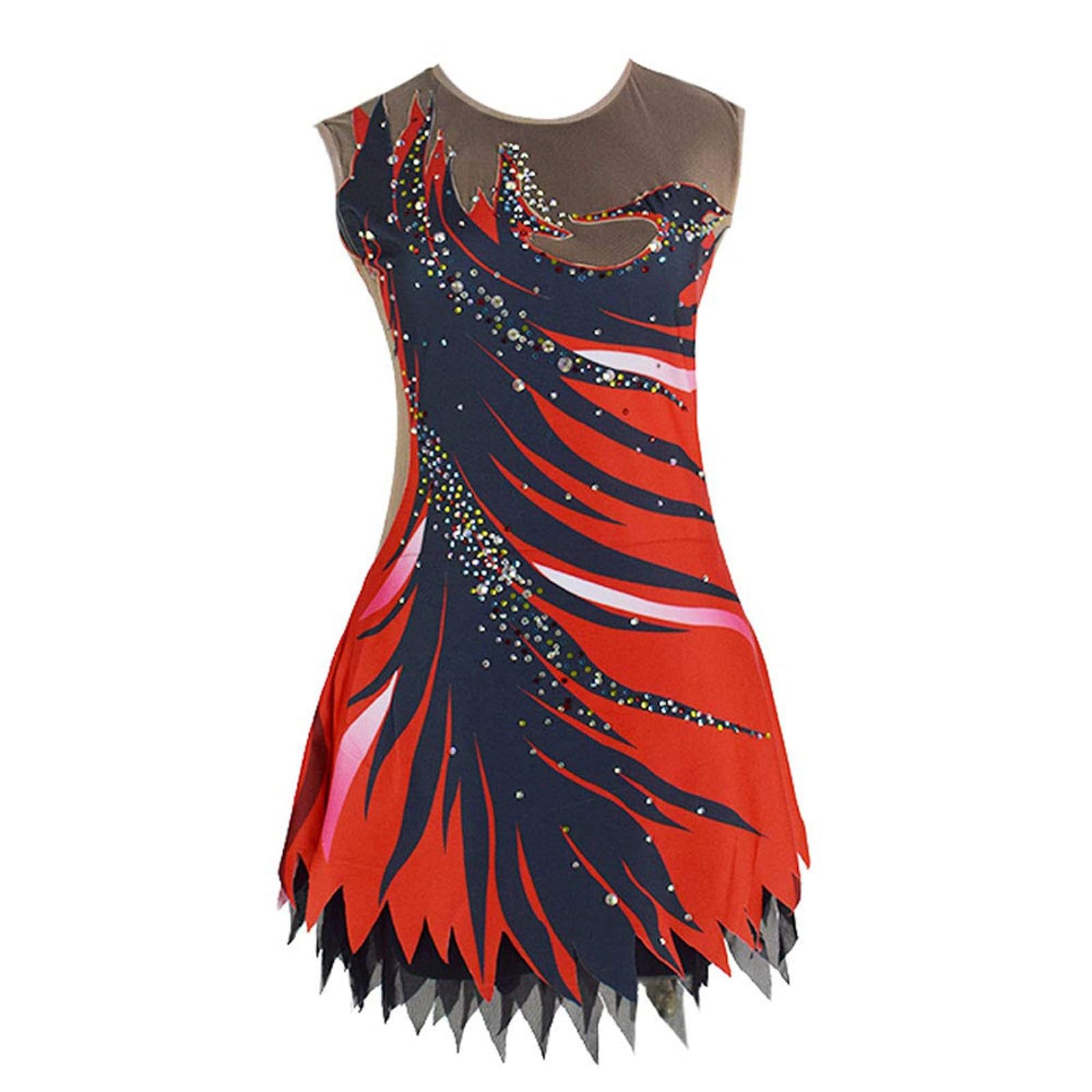 Leotardos De Gimnasia Rítmica Sin Mangas For Niña Y Mujer, Ropa Deportiva Transpirable De Diseño Exquisito Hecha A Mano