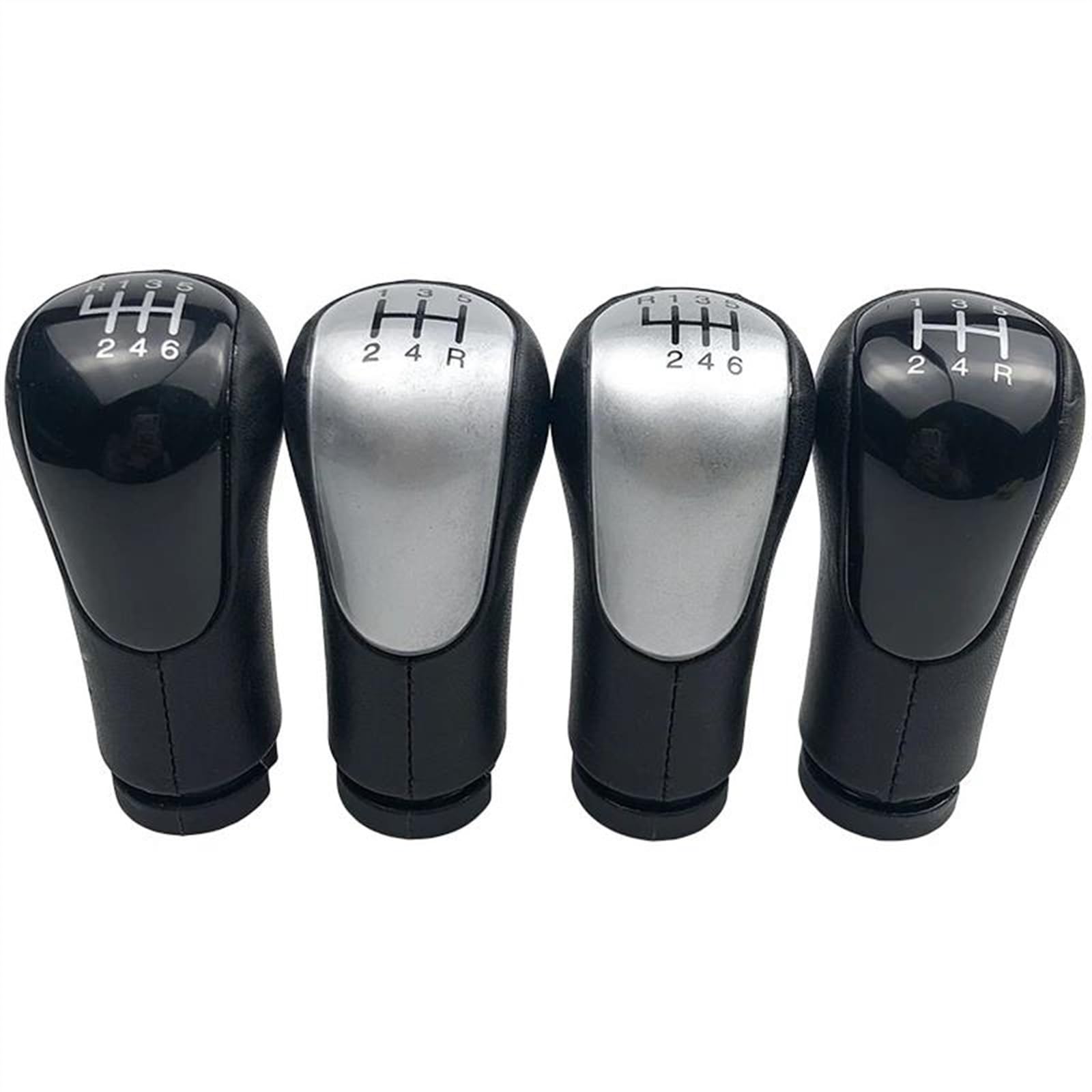 Levier Vitesse 5 Vitesses Pommeau Levier Vitesses Hacreyatu Pour Ford Fiesta /Fusion/Transit Connect - Argenté Pièce Auto 2002