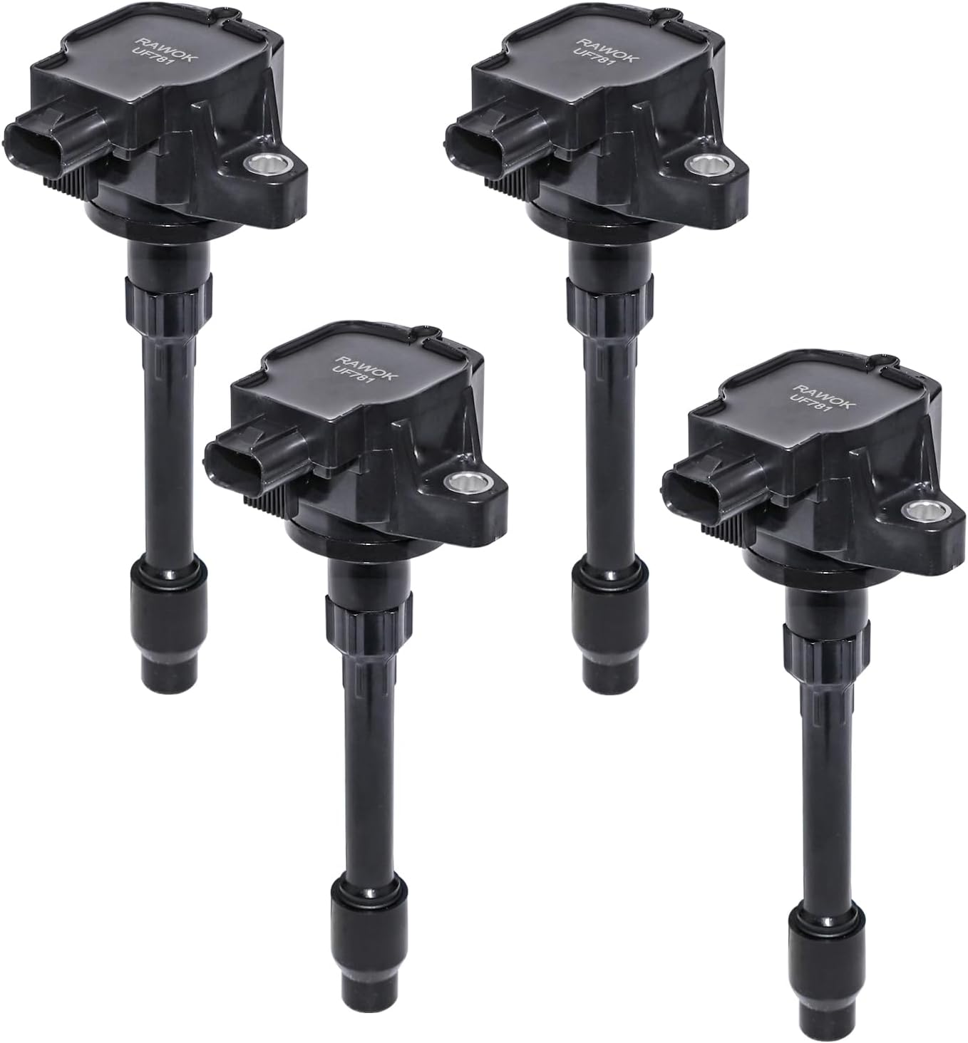 Ignition Coil Pack UF781 Compatible with HONDA ACCORD CIVIC CLARITY CR-V INSIGHT 1.5L 2.0L 2016-2022, for ACURA RDX TLX 2.0L 2019-2022, Replace # 3052059B013 CM11-124A (Set of 4)