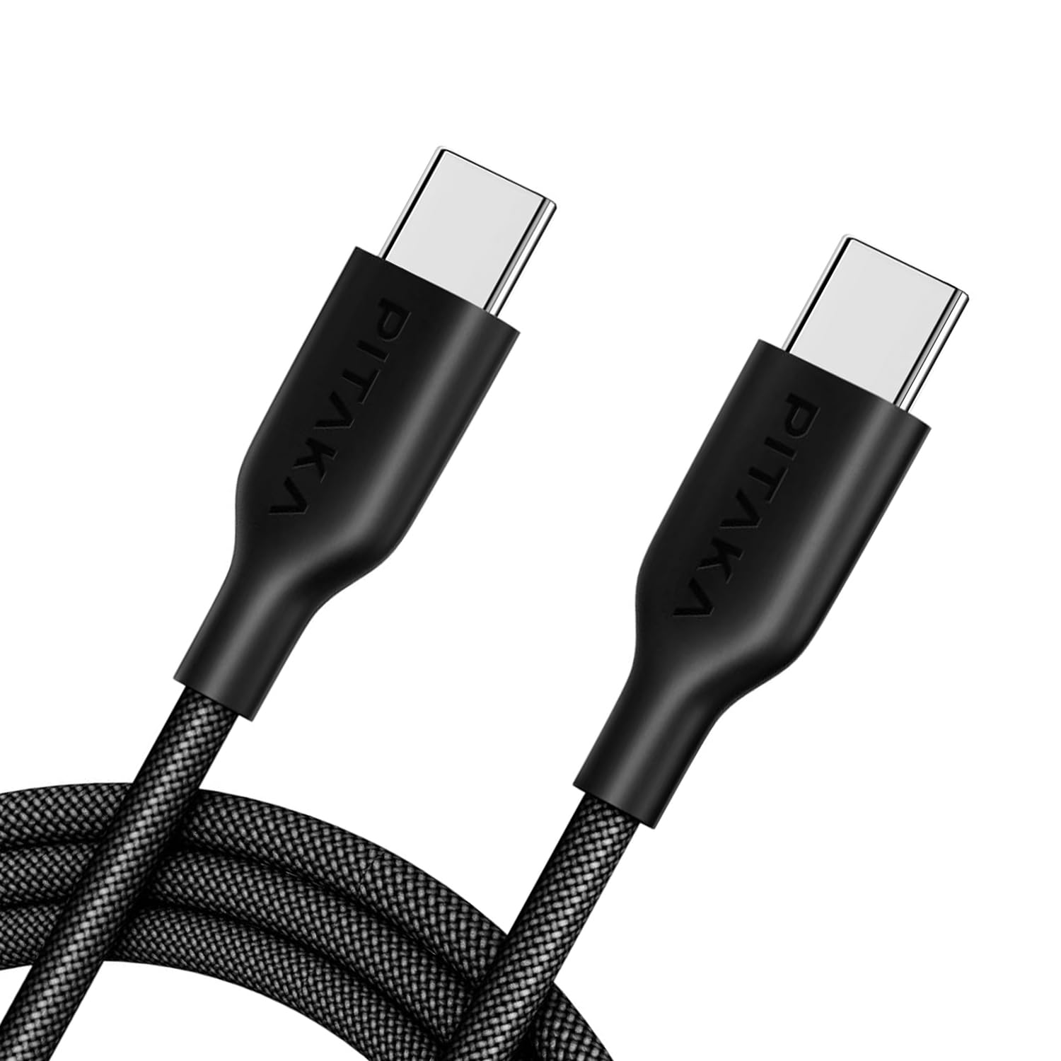 Pitaka USB C to USB C Cable,3.94ft Nylon Braided USB C Charger Cable for iPhone 15, Samsung Galaxy S Series, Pixel, PS5 Controller, Black (B0D8G3PVPD) Amazon Price History, Amazon Price Tracker