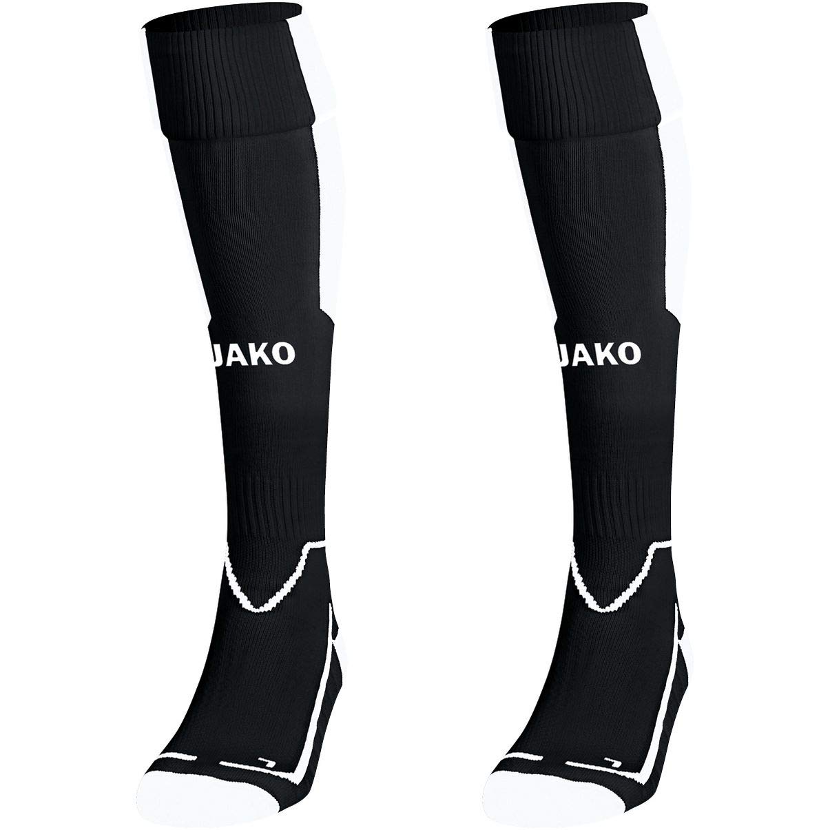 JAKO Lazio Socks Unisex Socks - Black-and-White, 5 (43-46)