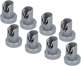 McFilter I 8 x Upper Basket Wheels Suitable for AEG Favorit Juno Privileg Zanker Zanussi Dishwasher Replacement for 5028696700/0 50286967000 Dish Rack Dishwasher