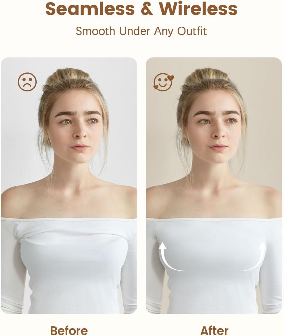 Womens Strapless Bras Back Closure Seamless Bandeau Bra Non-Slip Push Up Tube Top Wireless Padded Bralette with Mesh - Image 8