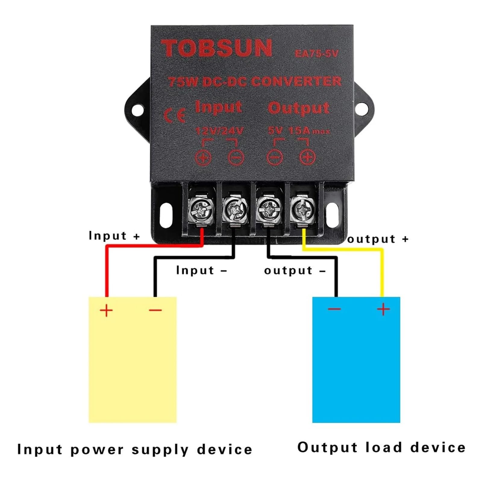 Régulateur de tension CC 12 V 24 V vers DC 5 V 3 A 5 A 10 A 15 A Convertisseur réducteur de puissance Mini module (5 A)