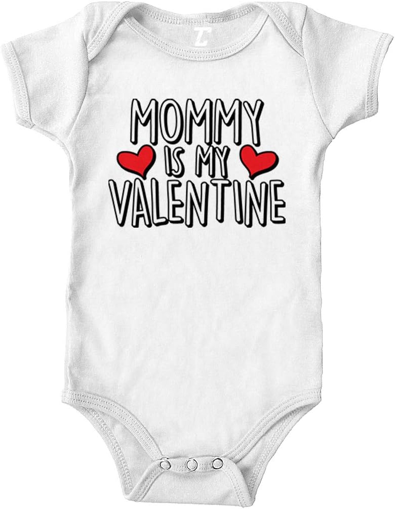 Tcombo Mommy is My Valentine - Cute Cupid Bodysuit