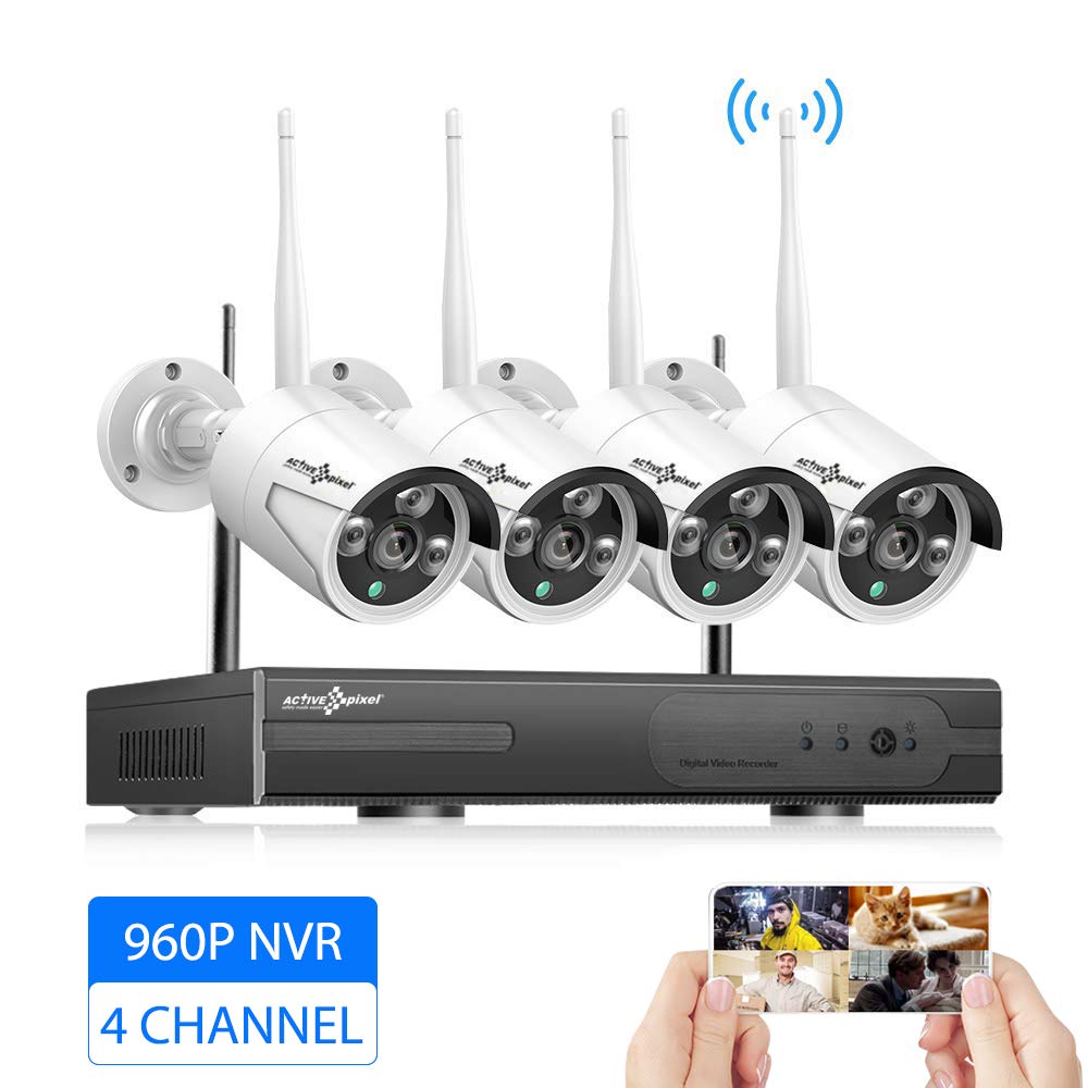 A-ZONE Wireless P2P NVR カメラ4台セット A-ZONE Wireless P2P NVR
