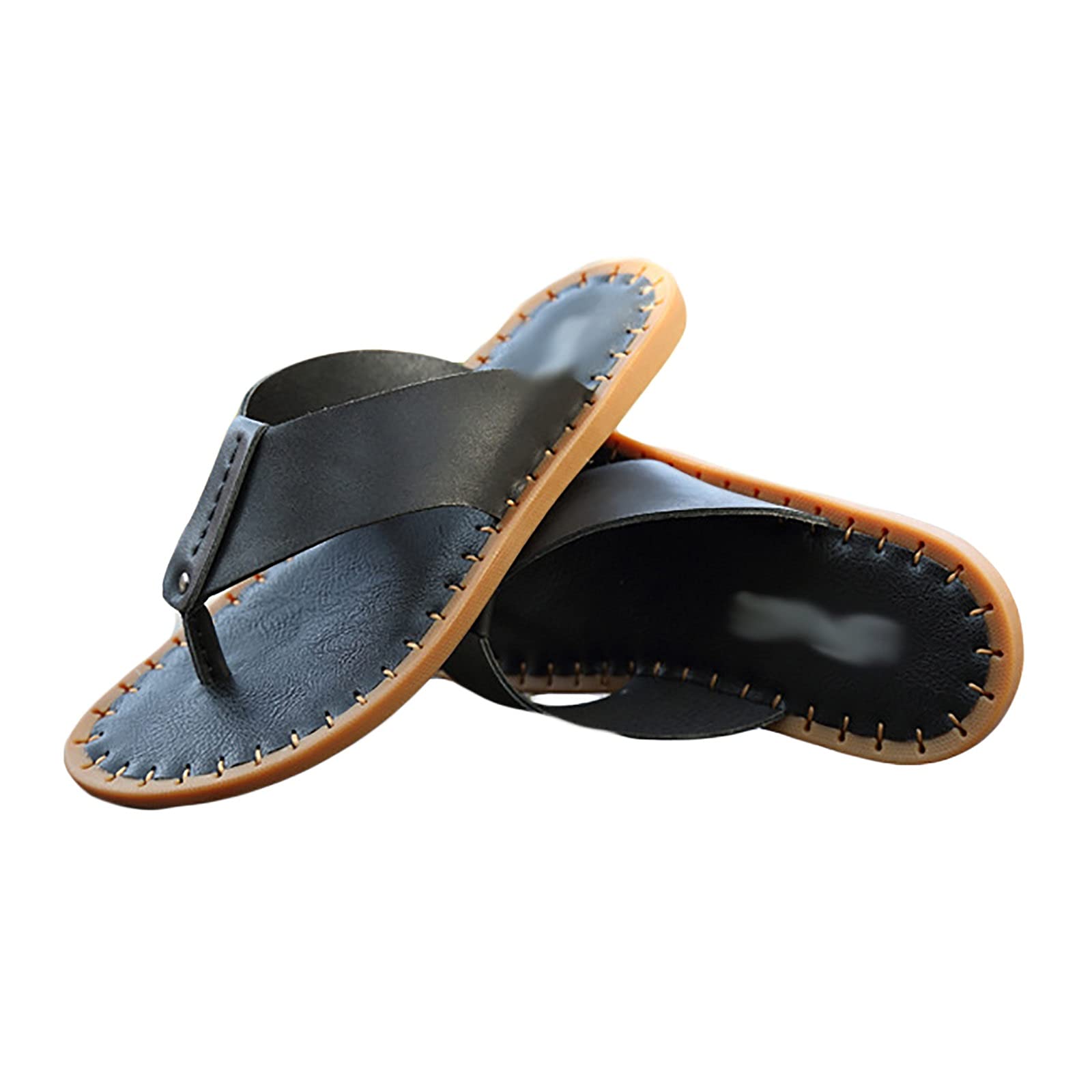 G&F Uomo Spiaggia Infradito Punta Clip Sandali Pantofole All'aperto Suola Gomma Morbida Estate