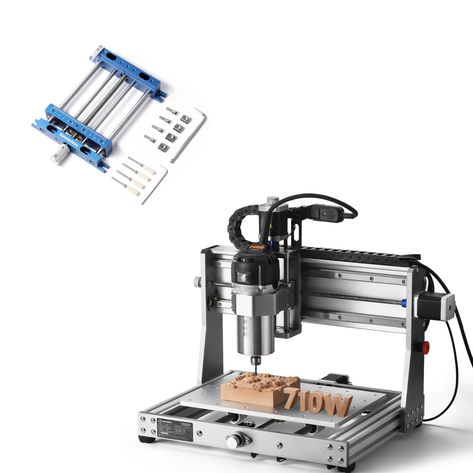 Genmitsu 3020-PRO Ultra Vollmetall CNC+Aluminium-Schraubstockklemme