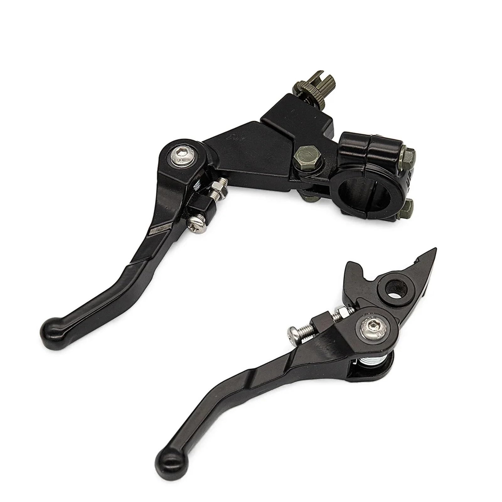 Onmaweyb A Brake Clutch Lever Bike Fit For Bse Fit For Kayo 110 125 140 150 Cc Pit Dirt Bikes Parts Most Luminum Lloy Folding Clutch Lever Brake Set(A)