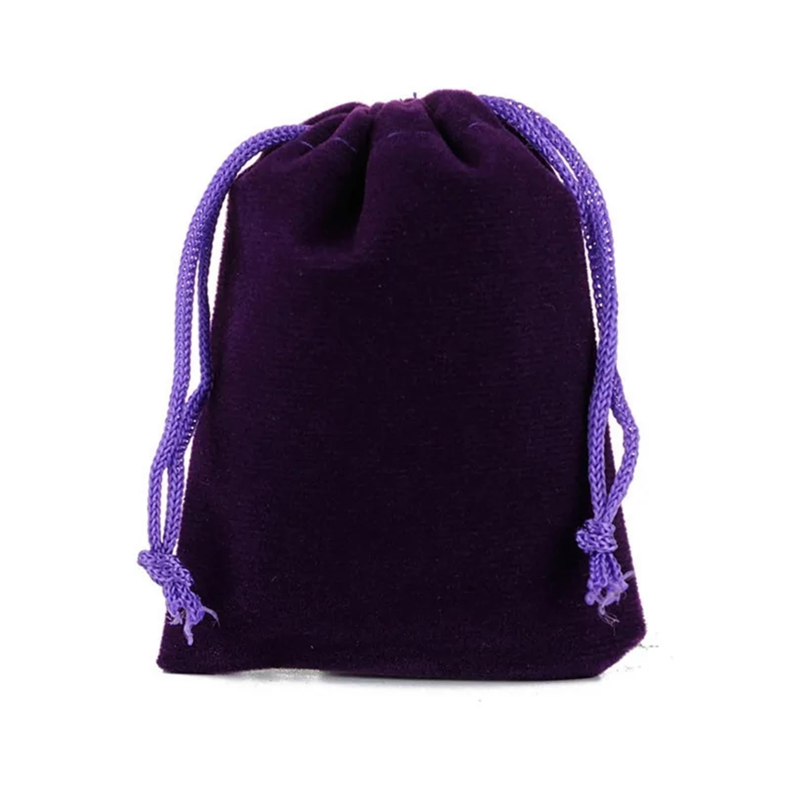 50 Uds 5x7 7x9 9x12 13x18 15x20 17x23cm Bolsa de Terciopelo joyería cordón Negro Bolsas de Franela Bolsas de Regalo de Perfume Decorar(Purple,17X23CM)
