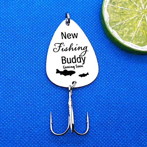 New Dad Gifts for Daddy to be Fishing Lure for First Time Dad Gifts Fishing Lover Gifts Baby Pregnancy Announcement Gifts for Husband Grandpa Fishing Buddy Coming Soon Fishing Gifts - Image 3
