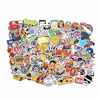 Cool Random Stickers Pack 55-500pcs Laptop Stickers Bomb Vinyl Sticker Variety for Computer Skateboard Luggage Car Motorcycle Bike Decal for Teens Adults Boys