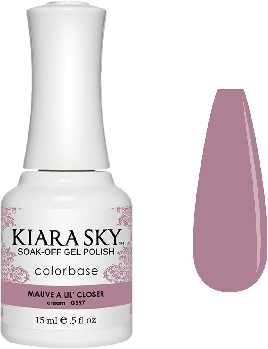 Soak Off Gel Nail Polish 0.5 fl oz, MAUVE A LIL' CLOSER (G597)