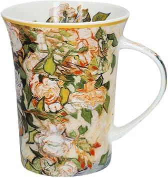 Carmani Mug Van Gogh Roses, Multi Color, One Size