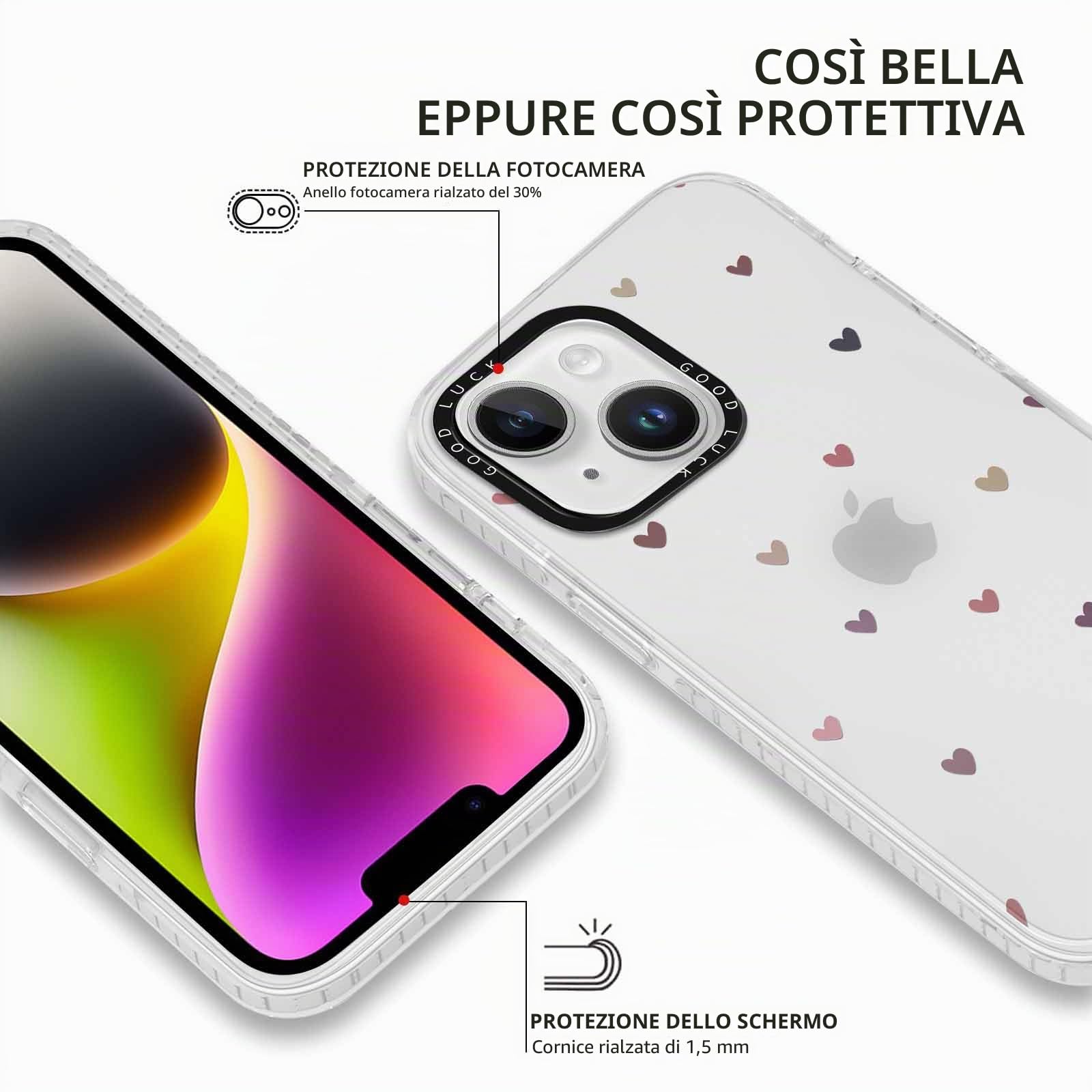 ZhuoFan 2 pezzi Cover per iPhone 15 6,1, Aesthetic Amore Motivo Disegni Custodia per Cellulare Trasparente Ultra Sottile TPU Silicone Antiurto Protettiva Bumper Leggera Squishy Case, 06 ZhuoFan 2 pezzi Cover per iPhone 15 6,1, Aesthetic Amore Motivo Disegni Custodia per Cellulare Trasparente Ultra Sottile TPU Silicone Antiurto Protettiva Bumper Leggera Squishy Case, 06