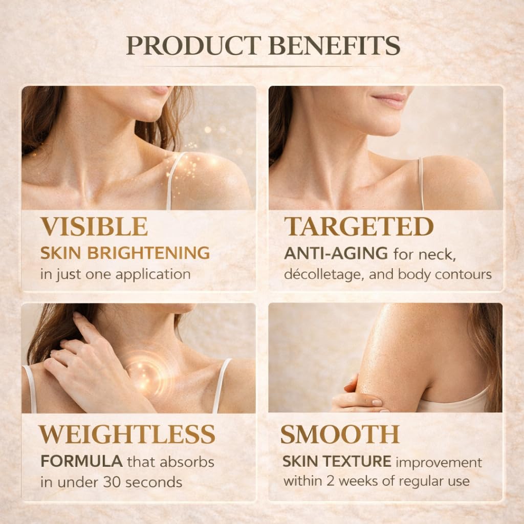 Olio per il corpo lifting del collagene per pelle più tonica e anti-invecchiamento, cura la pelle rugosa, olio per massaggi rassodante, leggero e non grassa dopo la doccia, ad assorbimento rapido (6