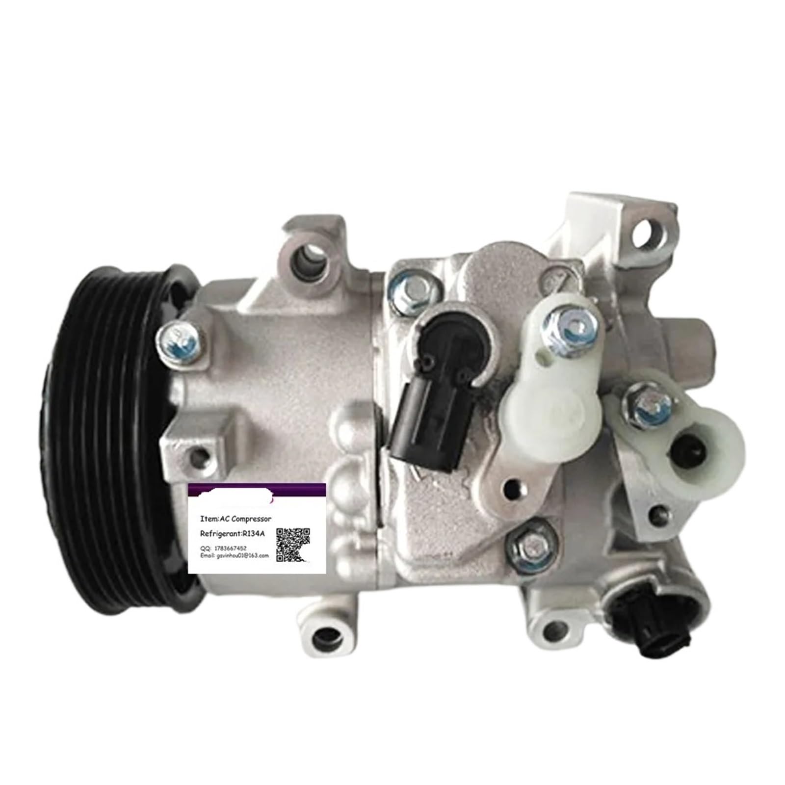 Genterun One Color Compatible For Toyota Auto Corolla， 1.8L 2.4L 2011 2012 2013 88310-02711 Cg4472809060 8831068031 8831002711 Cg447150-4840，Car Air Conditioning Compressor, Air Conditioning Pump Replacement Assembly