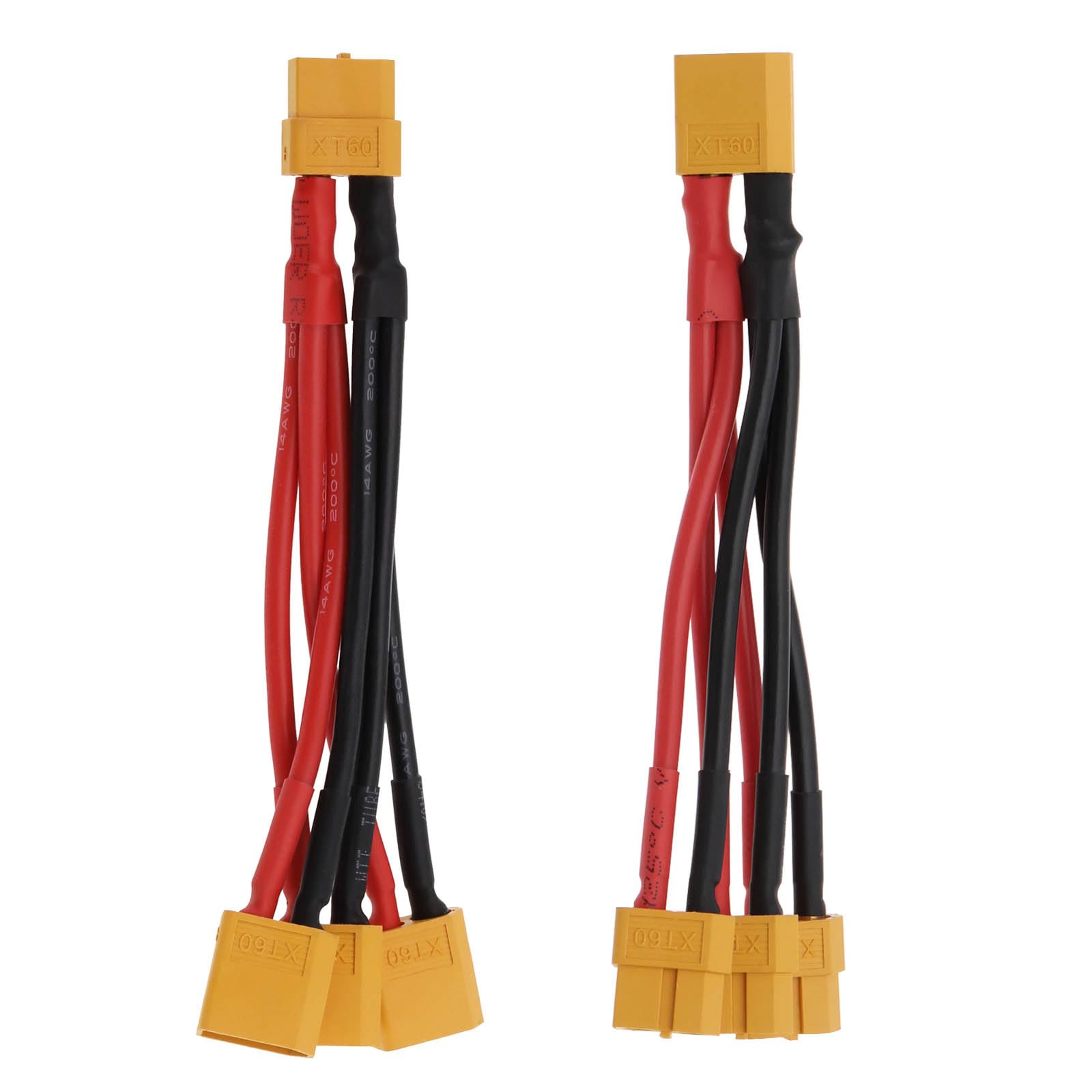 Cavo Prolunga Y Splitter XT60 Maschio-Femmina – Filo Silicone 4AWG Per Batterie