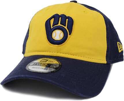 希少 90's vintage MLB ミルウォーキー ブルワーズ キャップ Milwaukee Brewers Baseball Logo 7 Vintage 90's Twill
