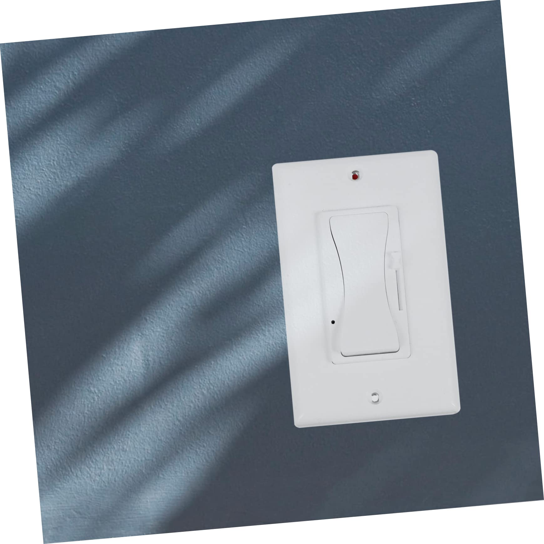 VILLCASE 2 Stück Dimmer schalter Dimmer für LED-Leuchten Dimmerschalter für LED -kompatibler Dimmschalter modern -Dimmer Lichtdimmer -Schiebedimmer Aluminiumlegierung Weiß