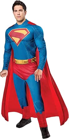 Rubies Superman Man Of Steel Official Fancy Dress Deluxe Adult