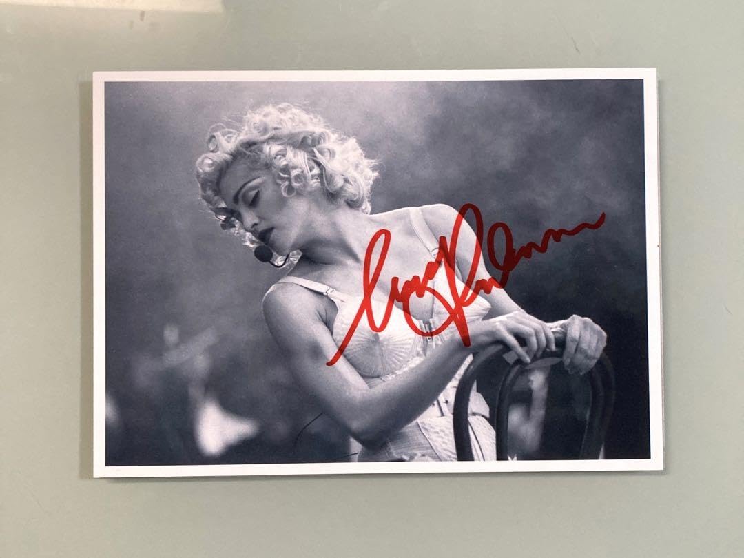 セール中…マドンナ直筆サイン入り超大型写真…Madonn⑥… セール中…マドンナ直筆サイン入り超大型写真…Madonna ② 超お宝